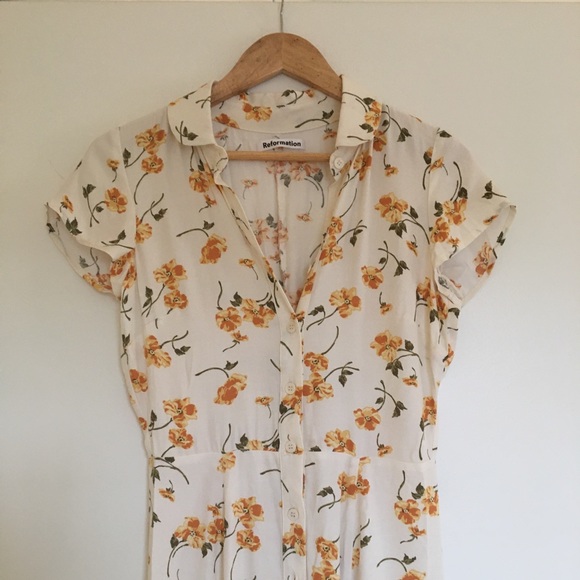 SOLD. Reformation Wilma Dress - Picture 3 of 4